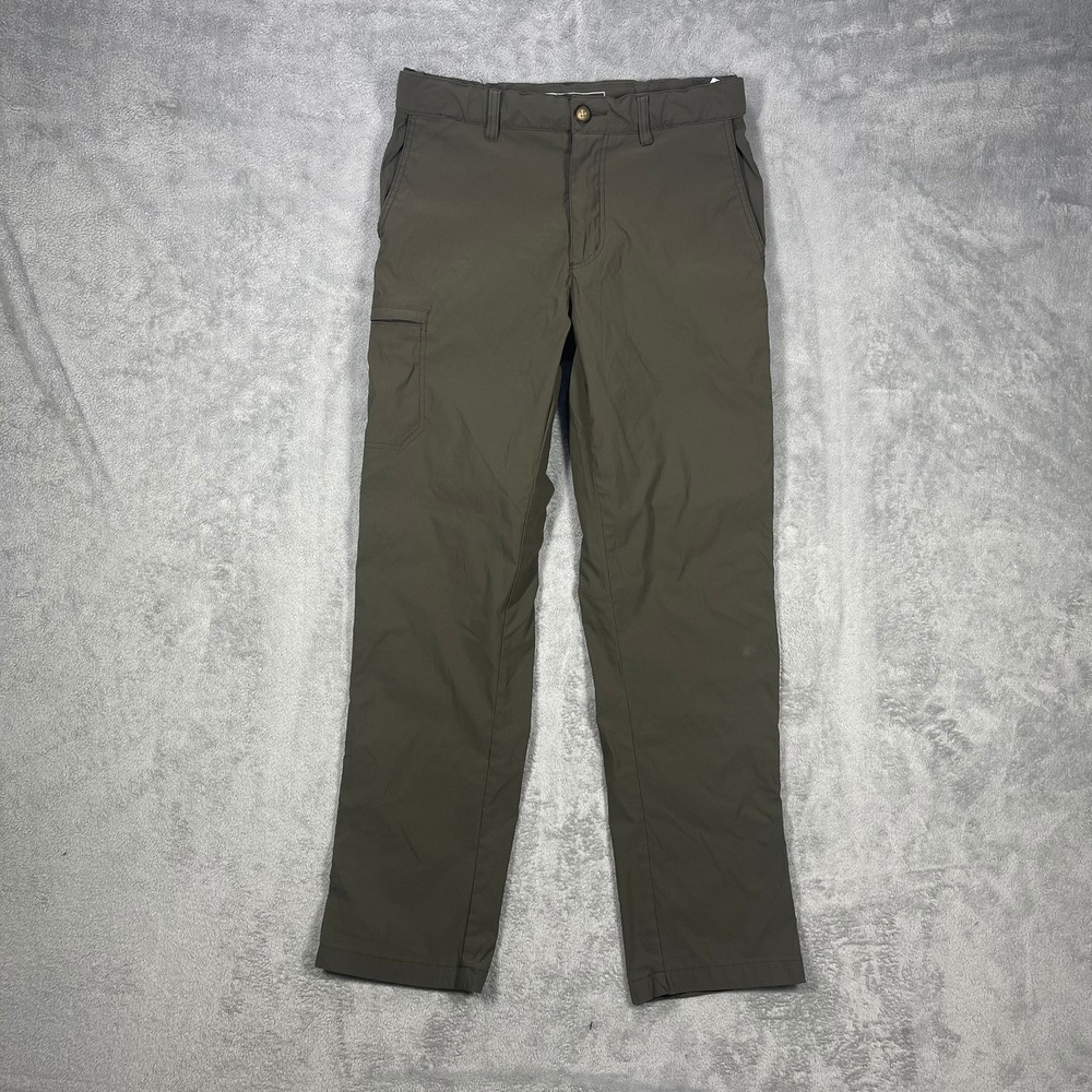 Unionbay UB Tech Pants Men 32x32 Green Classic Fit Flex Waist Stretch Hike Work